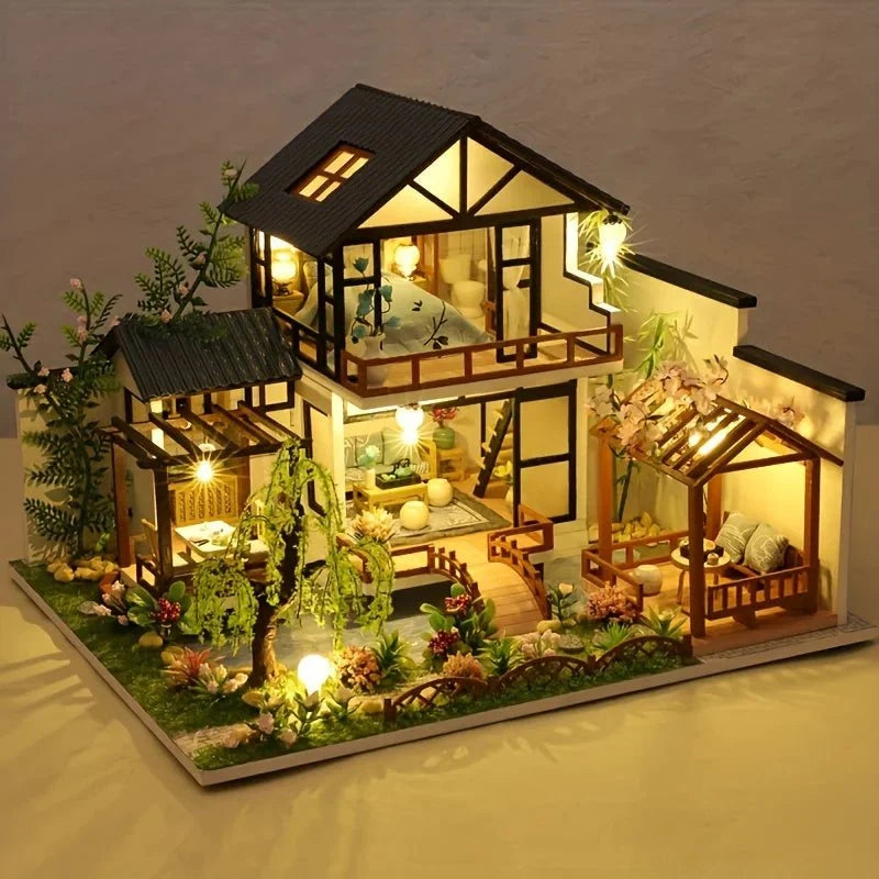 Miniature House Kit DIY Detailed Decorative Design