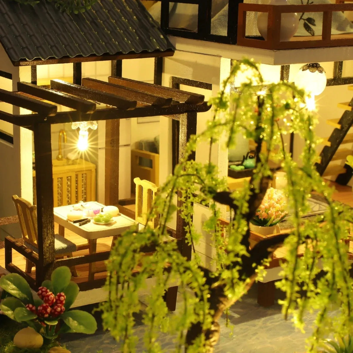 Miniature House Kit DIY Detailed Decorative Design