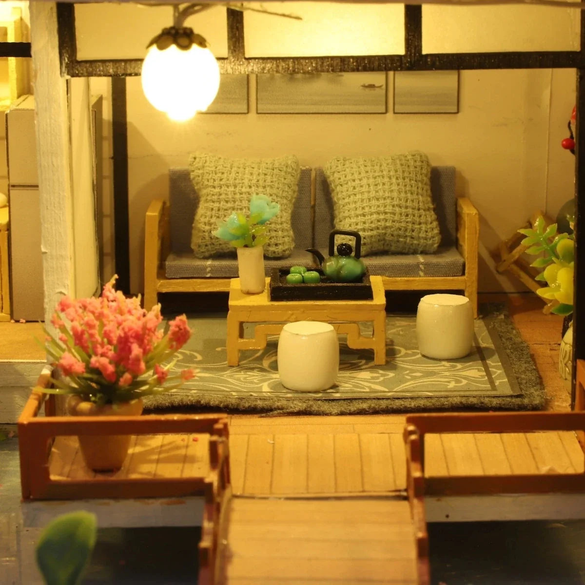 Miniature House Kit DIY Detailed Decorative Design