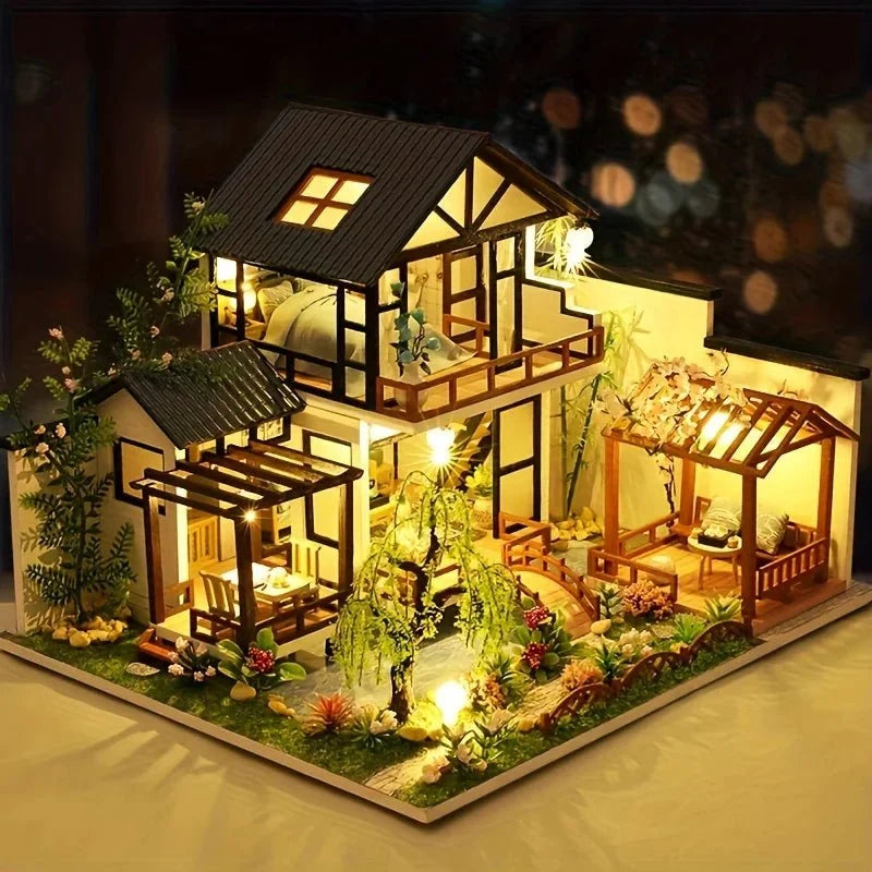 Miniature House Kit DIY Detailed Decorative Design