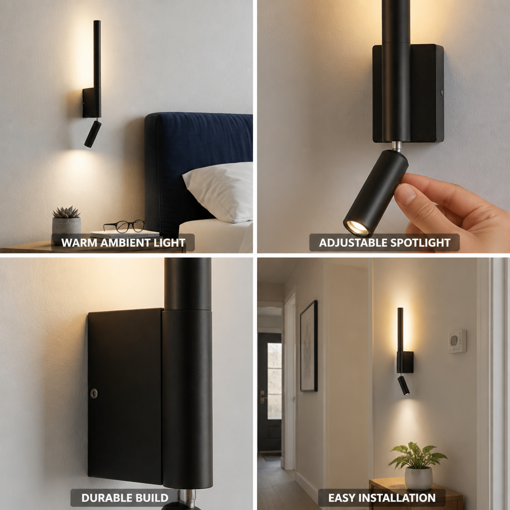 Minimalist Energy-Efficient LED Wall Light