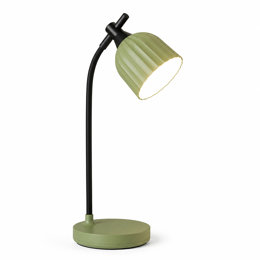 Minimalist Round USB-Powered Dimmable LED Table Lamp