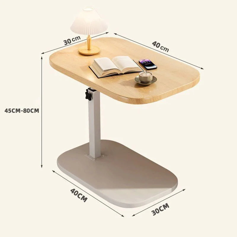 Mobile Laptop Desk Height-Adjustable 360° Rotating Tabletop