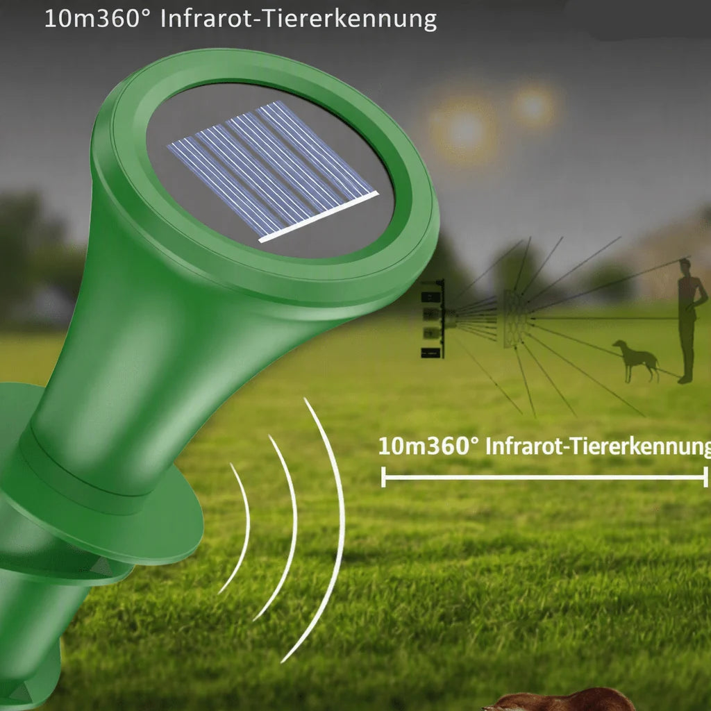 Mole Repellent Solar-Powered Silent Weather-Resistant