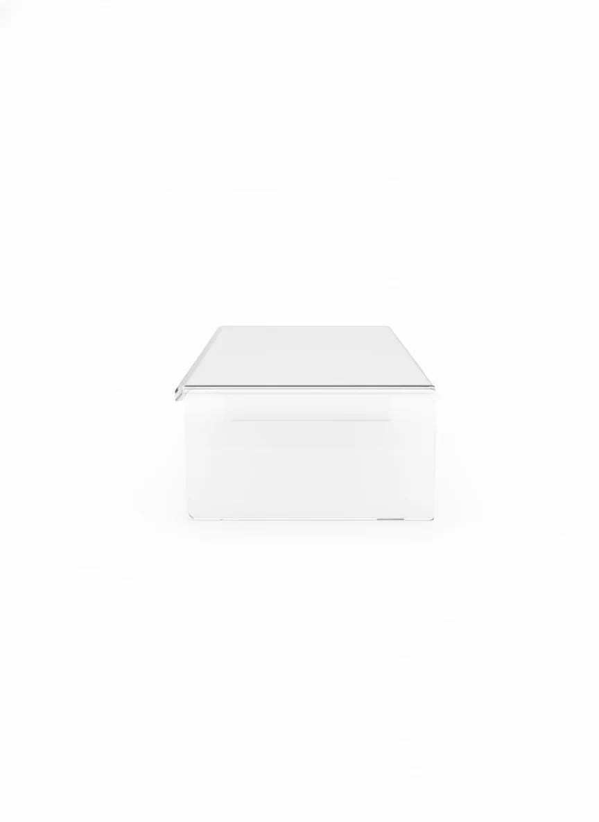 Monitor Riser Clear Acrylic Under-Desk Storage