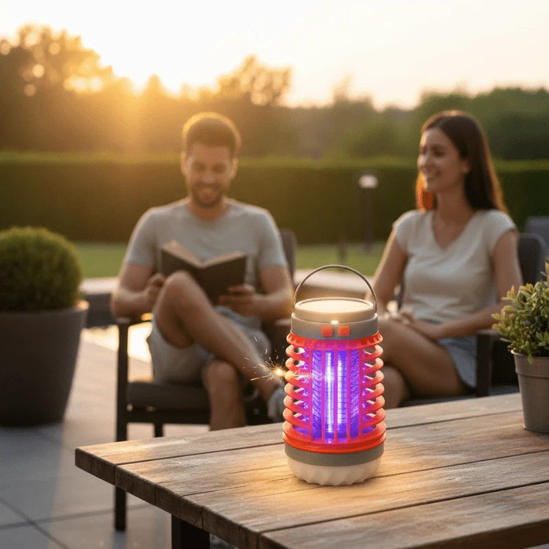 Mosquito Killer Lantern Solar & USB Charging IPX6 Waterproof