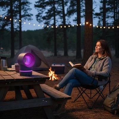 Mosquito Trap Lamp UV Light Silent Suction Chemical-Free