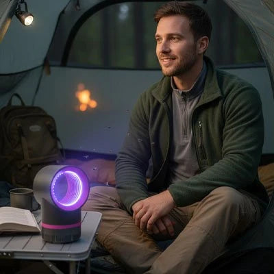 Mosquito Trap Lamp UV Light Silent Suction Chemical-Free