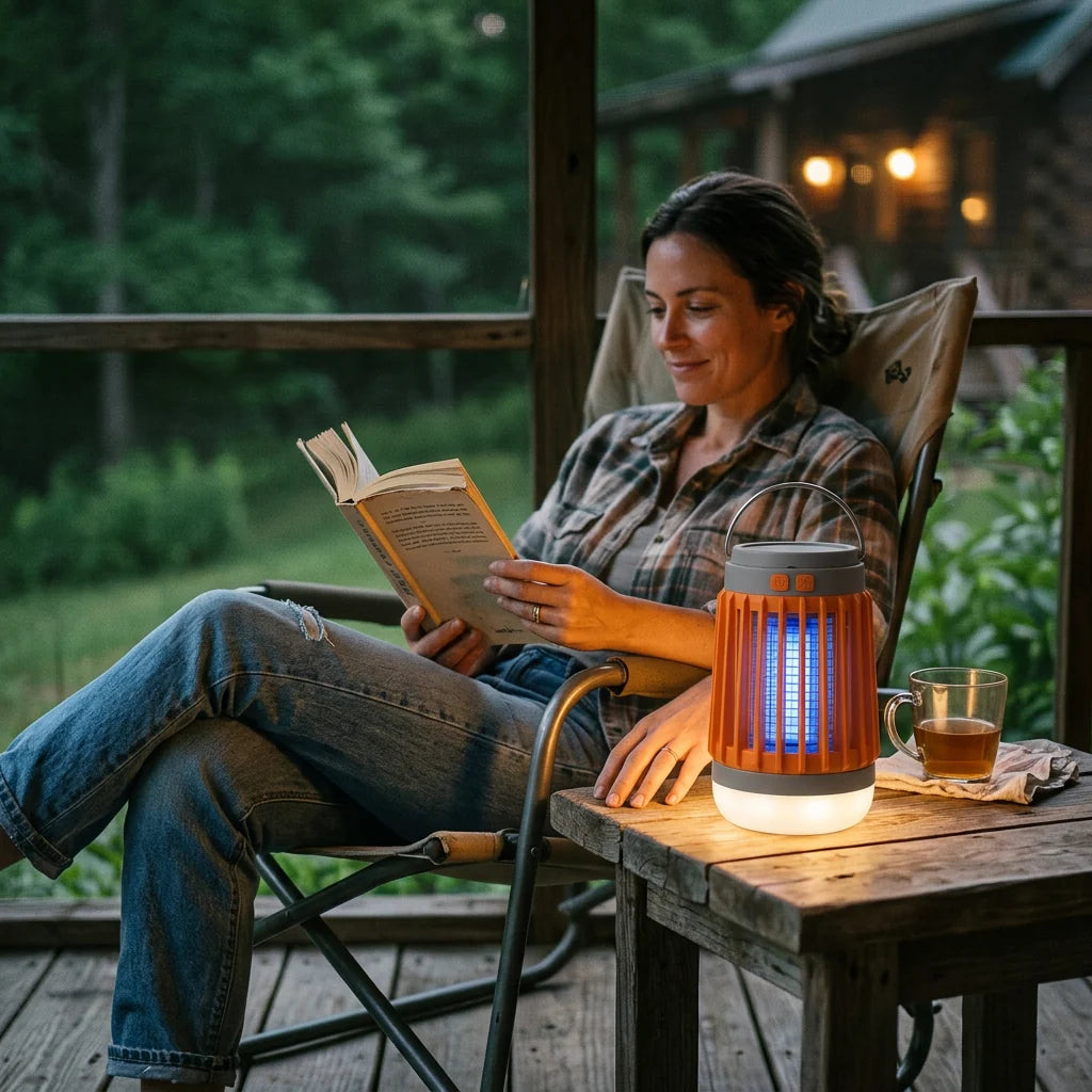 Mosquito Zapper Lantern USB Rechargeable UV Light