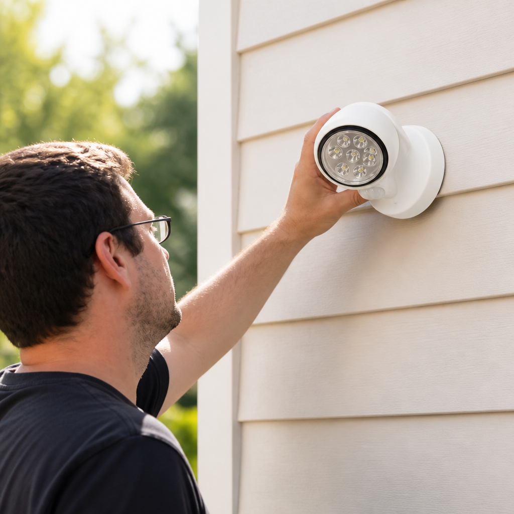 Motion-Activated 360 Degree Adjustable LED Sensor Light (Battery-Powered)