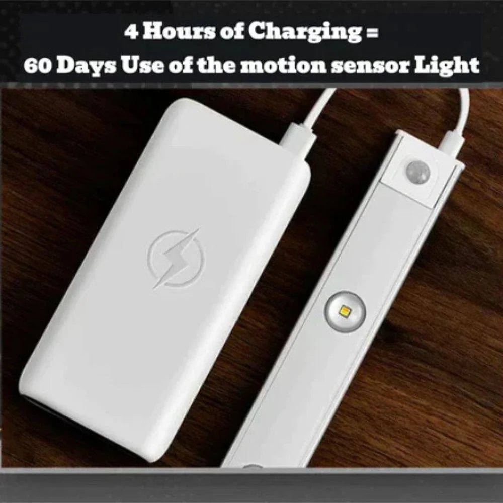 Motion Sensor LED Light USB Rechargeable Stepless Dimming