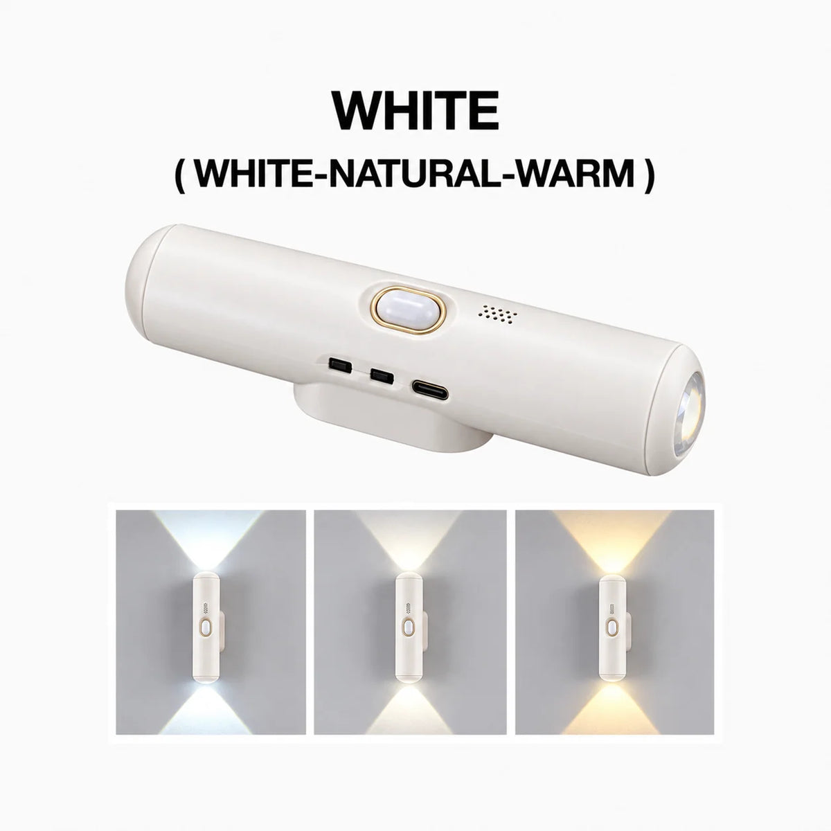 Motion Sensor Light Magnetic Mount RGB & Three-Color Lighting