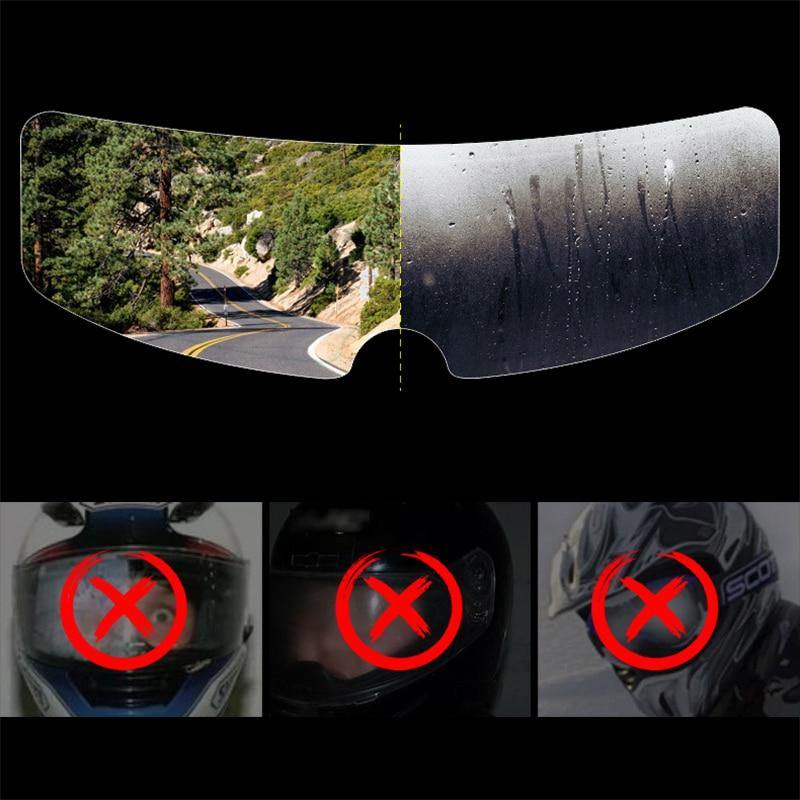 Motorcycle Helmet Visor Film Anti-Fog & Rainproof