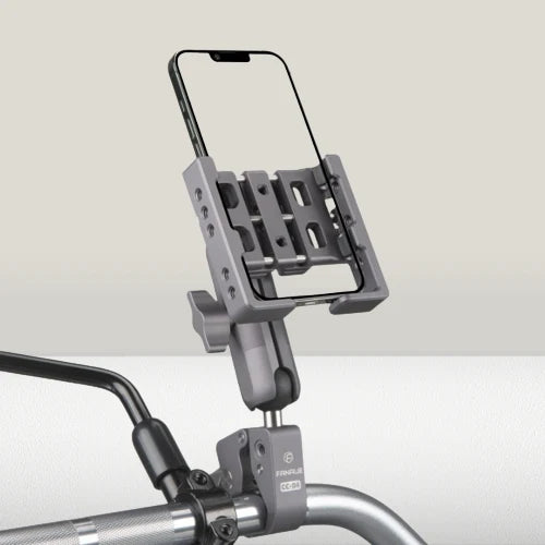 Motorcycle Phone Holder Stainless Steel Shock-Resistant