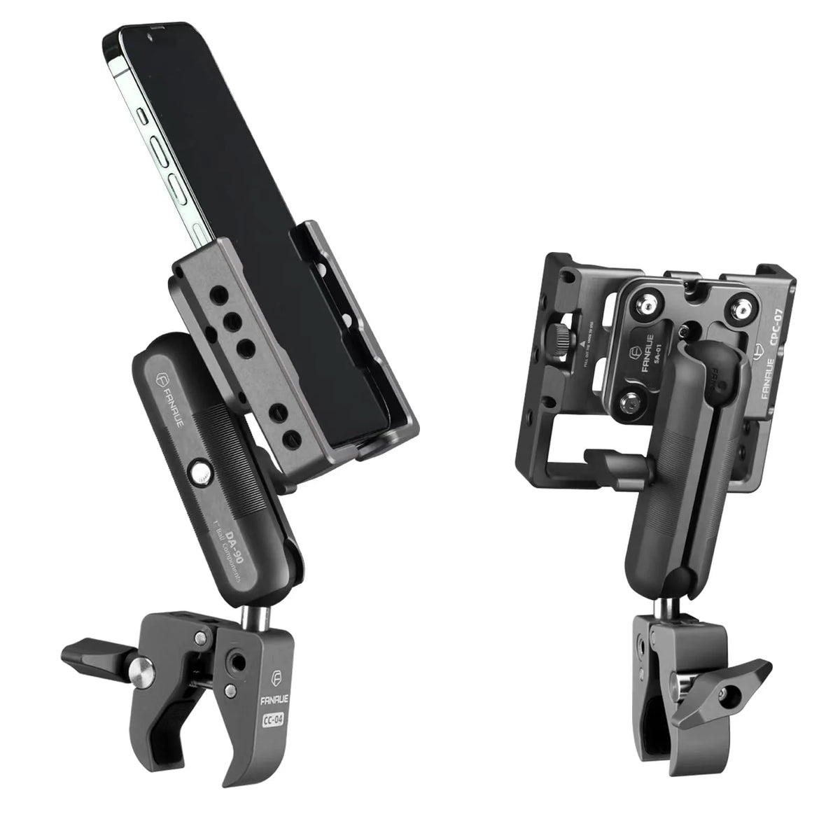Motorcycle Phone Holder Stainless Steel Shock-Resistant