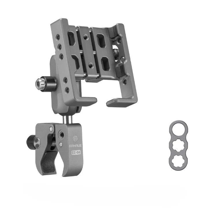 Motorcycle Phone Holder Stainless Steel Shock-Resistant