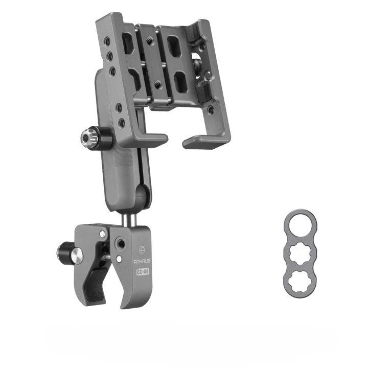Motorcycle Phone Holder Stainless Steel Shock-Resistant