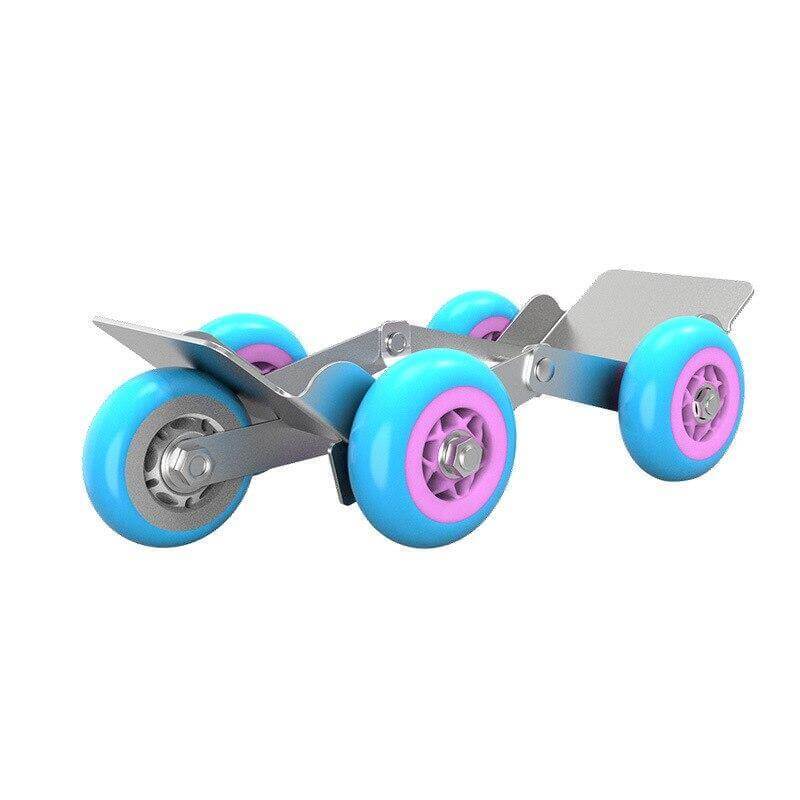 Motorcycle Tire Carrier Metal Anti-Slip Rubber Wheels