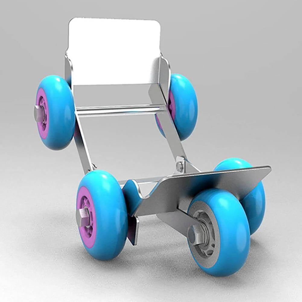 Motorcycle Tire Carrier Metal Anti-Slip Rubber Wheels
