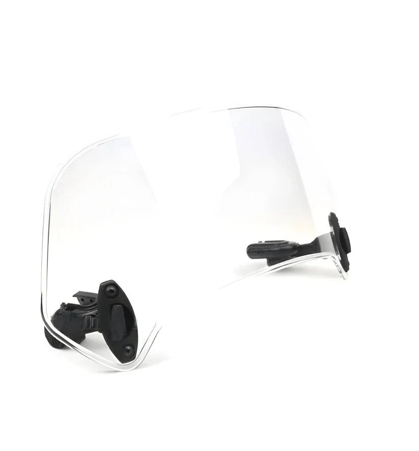 Motorcycle Windshield Extension Adjustable Angle & Height Clamp-On