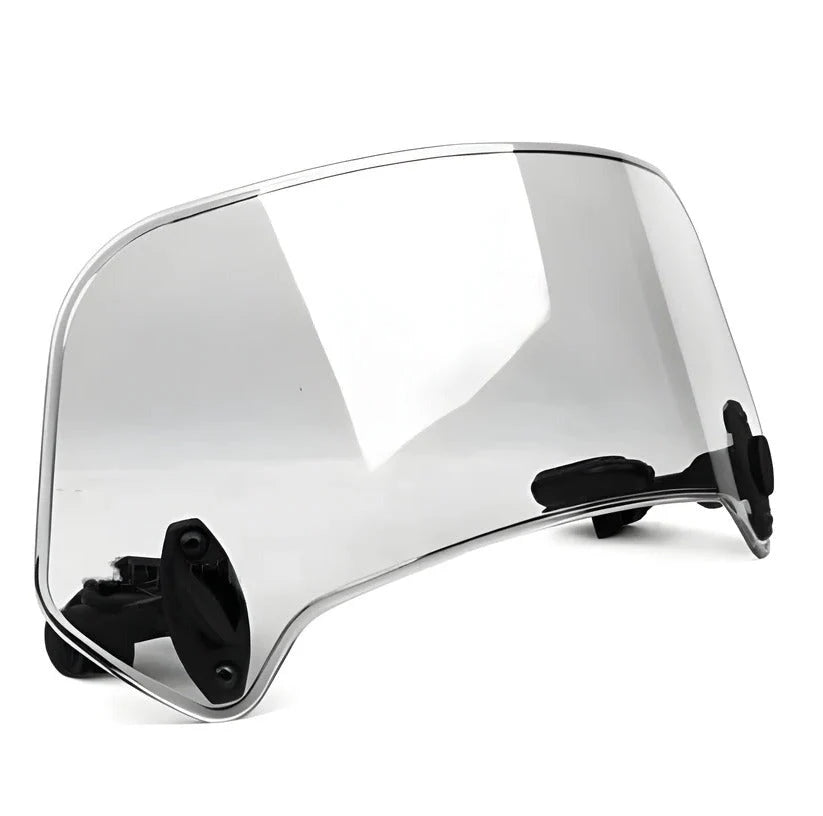 Motorcycle Windshield Extension Adjustable Angle & Height Clamp-On