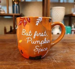 Mug & Bowl Set Ceramic Pumpkin-Shaped 2-Piece
