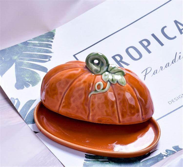 Mug & Bowl Set Ceramic Pumpkin-Shaped 2-Piece