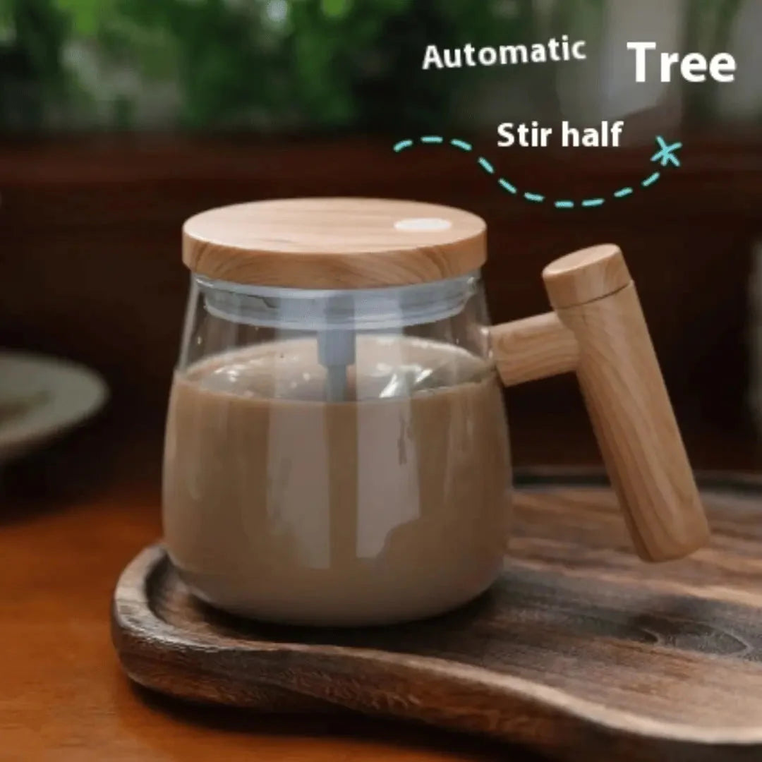 Mug Ceramic Self-Stirring One-Touch USB Rechargeable
