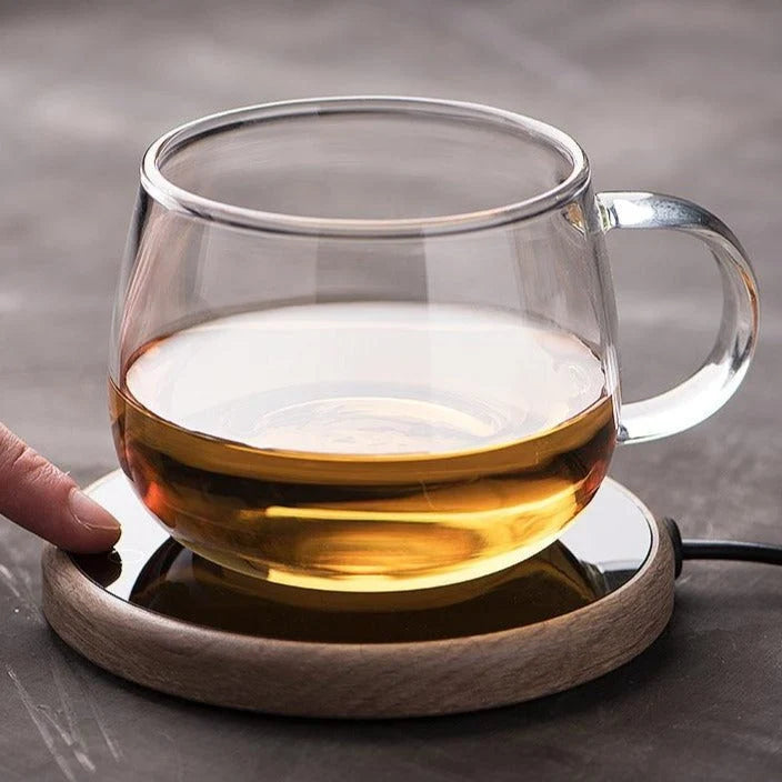Mug Warmer Adjustable Temperature Control 8-Hour Auto Shut-Off