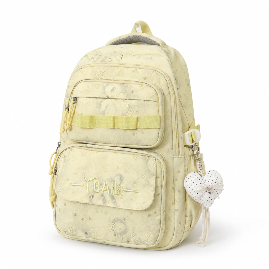 Multi-Compartment Laptop-Ready School Backpack