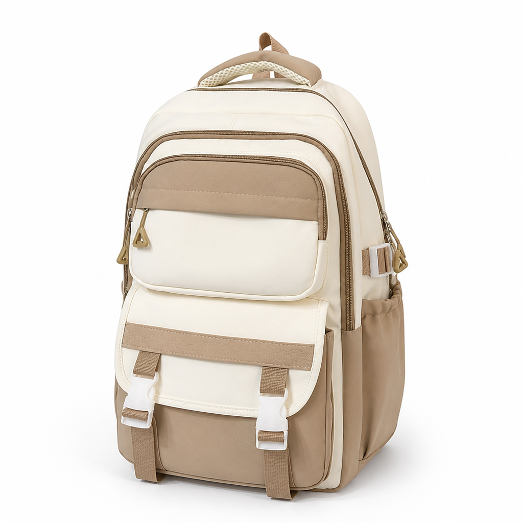 Multi-Compartment Lightweight & Durable Backpack (Padded Straps)