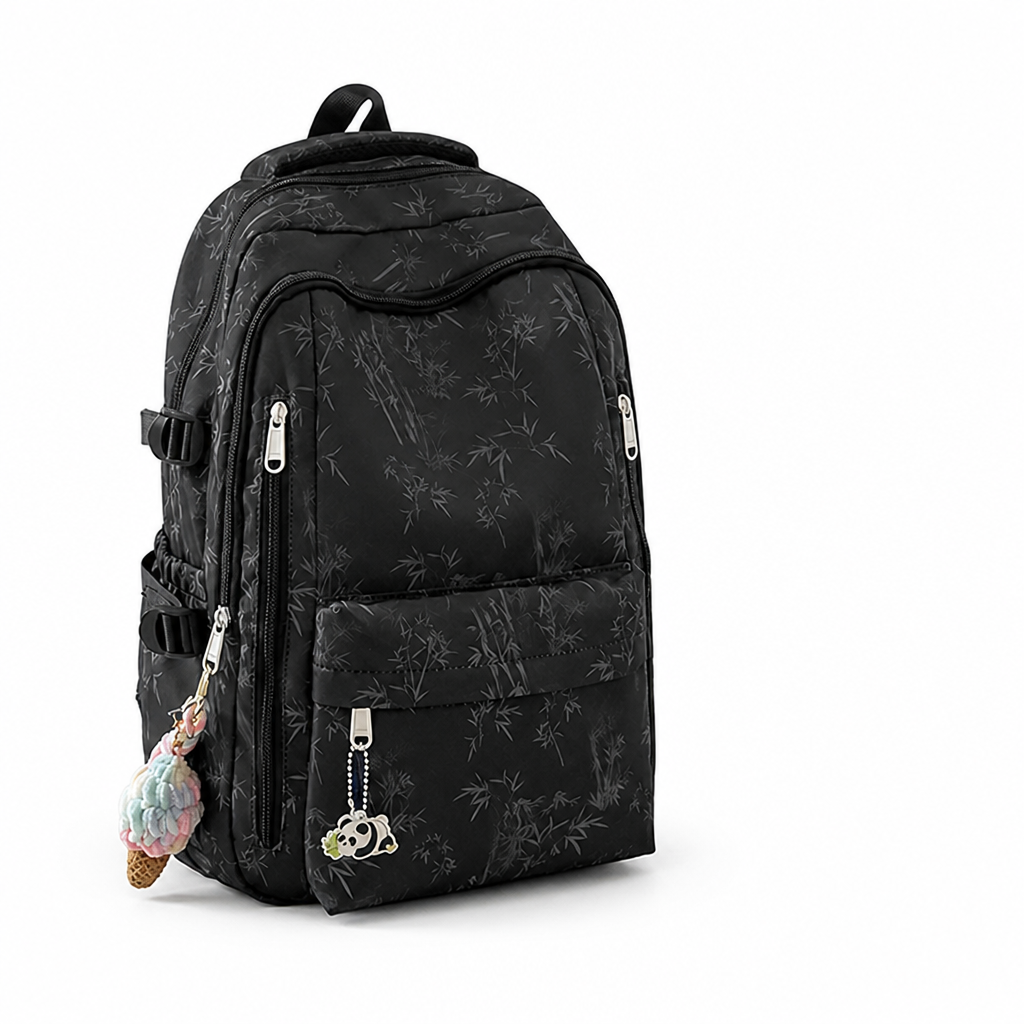 Multi-Compartment Water-Resistant Backpack (Laptop Pocket)