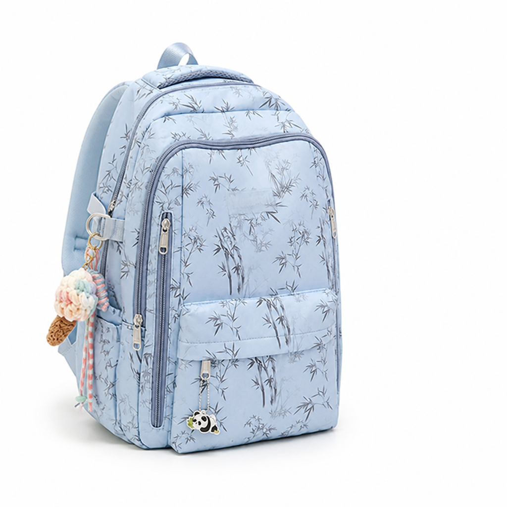 Multi-Compartment Water-Resistant Backpack (Laptop Pocket)