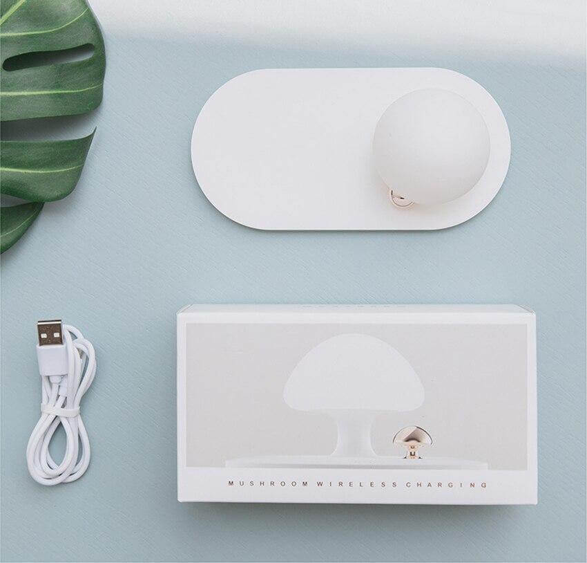 Mushroom Night Light Wireless Charging Rechargeable LED