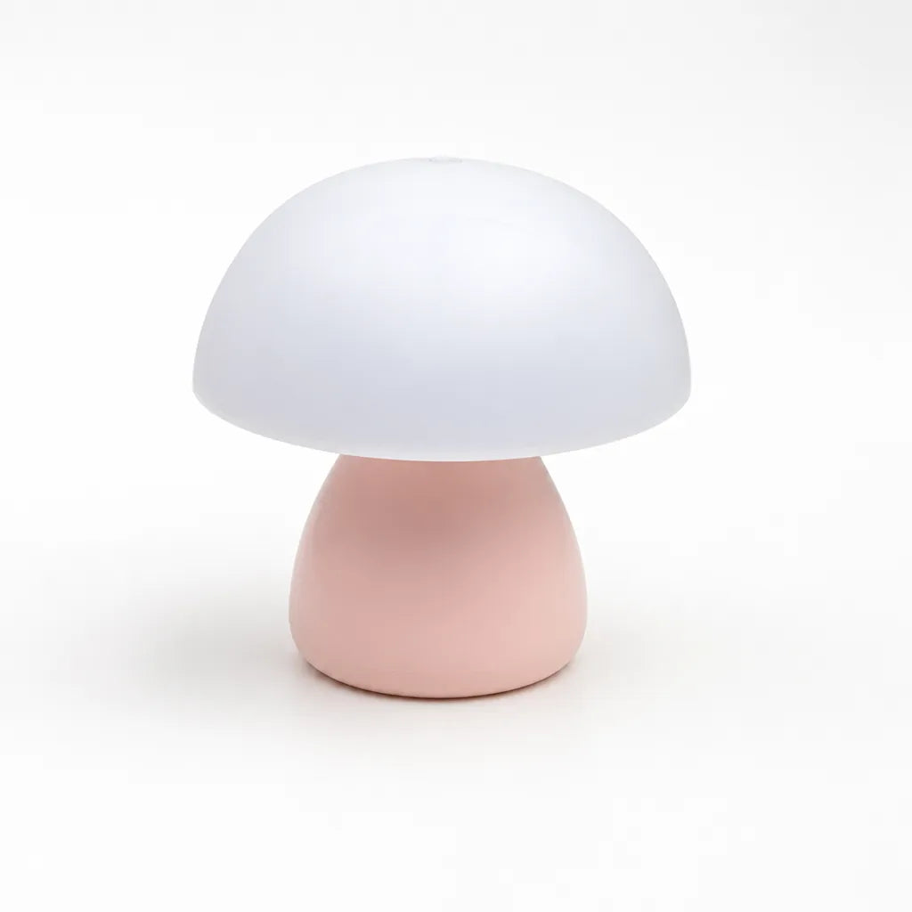 Mushroom Table Lamp Touch Dimming USB-C Rechargeable