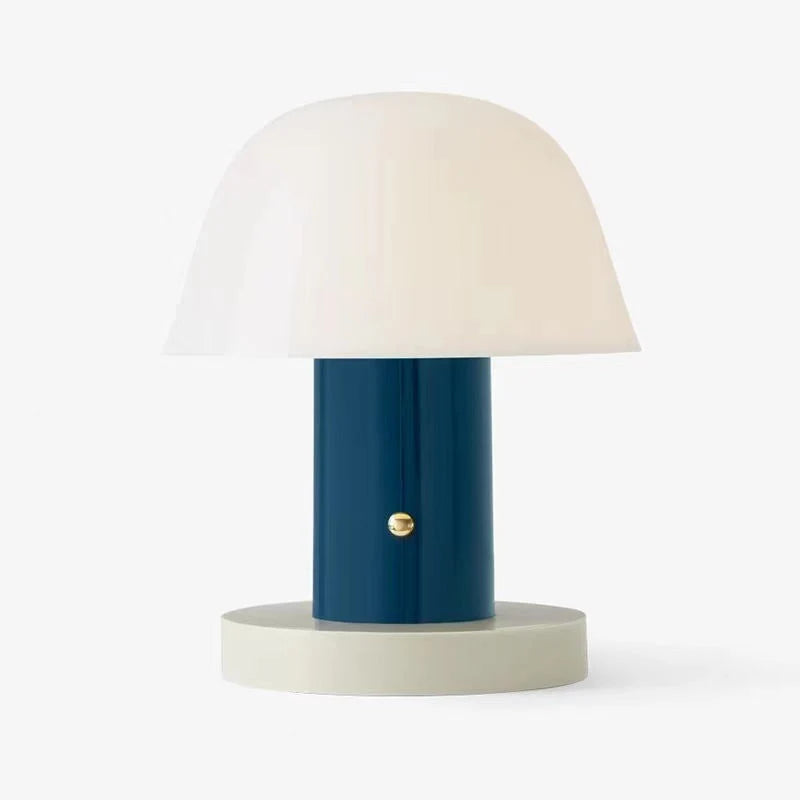 Mushroom Table Lamp USB Rechargeable Touch Dimming