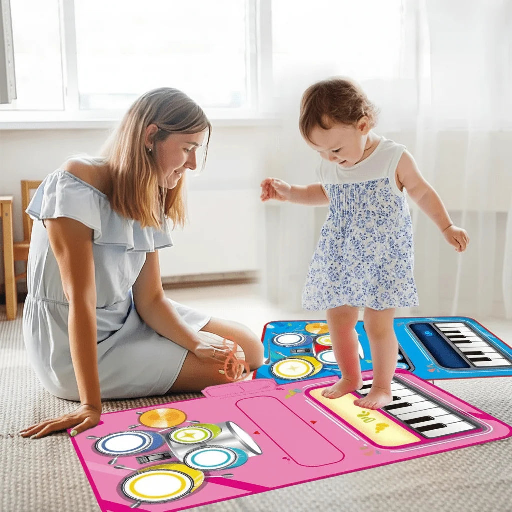 Musical Mat 5 Built-In Instruments Adjustable Volume Non-Slip