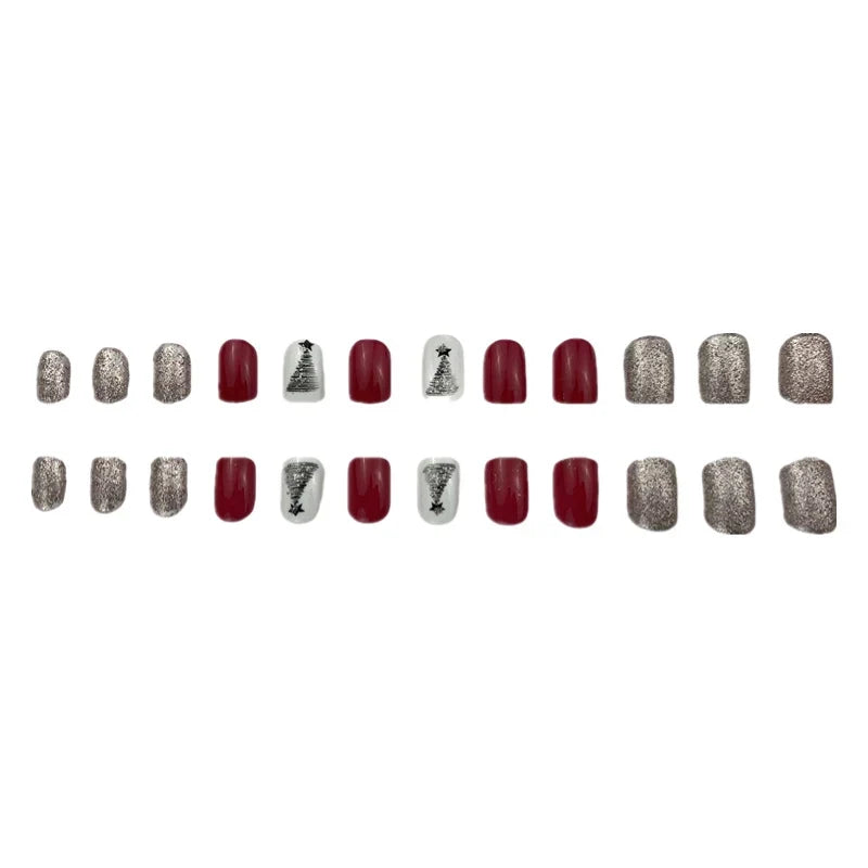 Nail Art Gel Intricate Holiday Patterns Non-Toxic Long-Lasting Finish