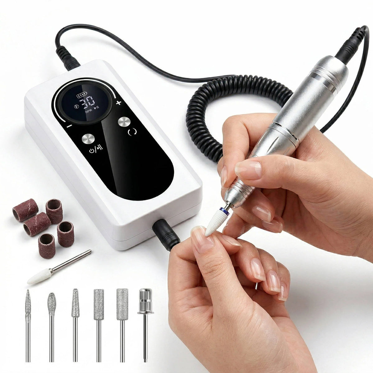 Nail Drill 45,000 RPM USB-C Rechargeable