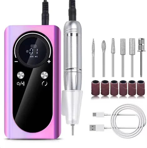 Nail Drill 45,000 RPM USB-C Rechargeable