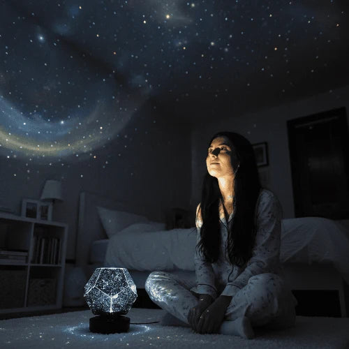 Nebula Star Projector Adjustable Brightness Multi-Color USB & Battery