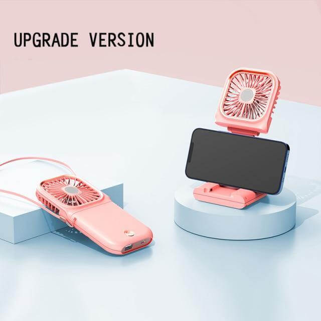 Neck Fan Hands-Free Wearable 3000mAh Power Bank