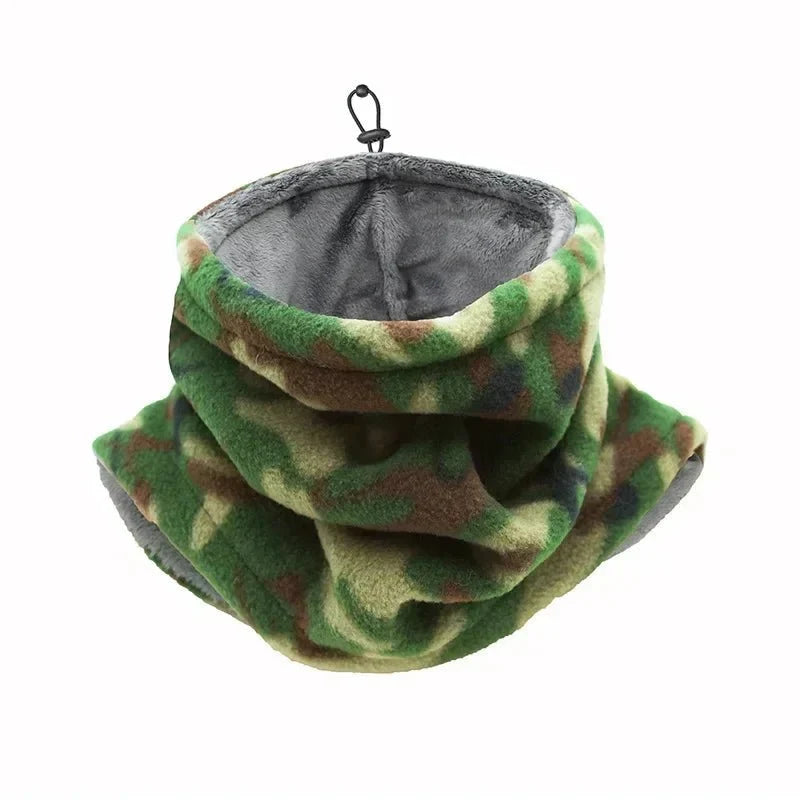 Neck Gaiter Fleece-Lined Adjustable Breathable 3-in-1
