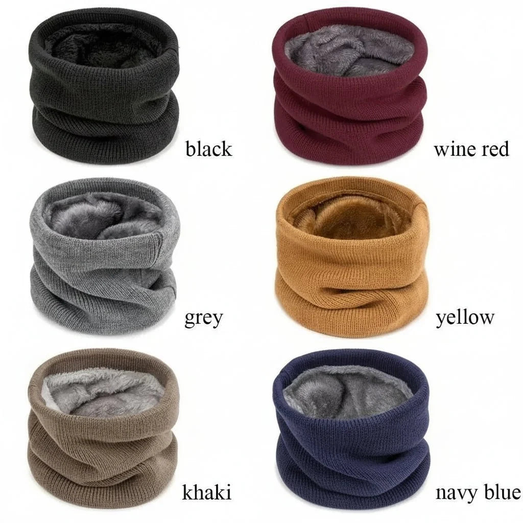 Neck Gaiter Thermal Knit Windproof Stretch Fit