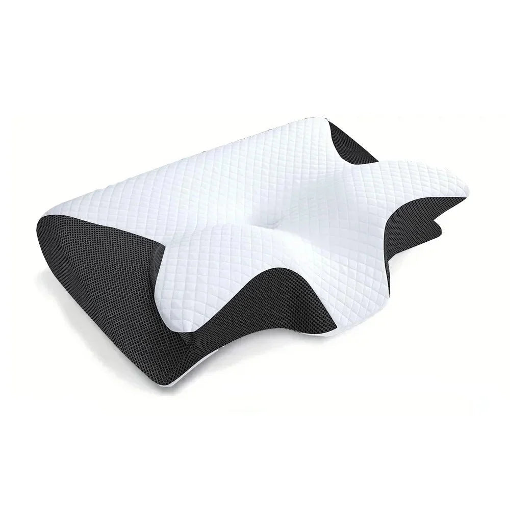 Neck Pillow Contoured Memory Foam Two Height Options