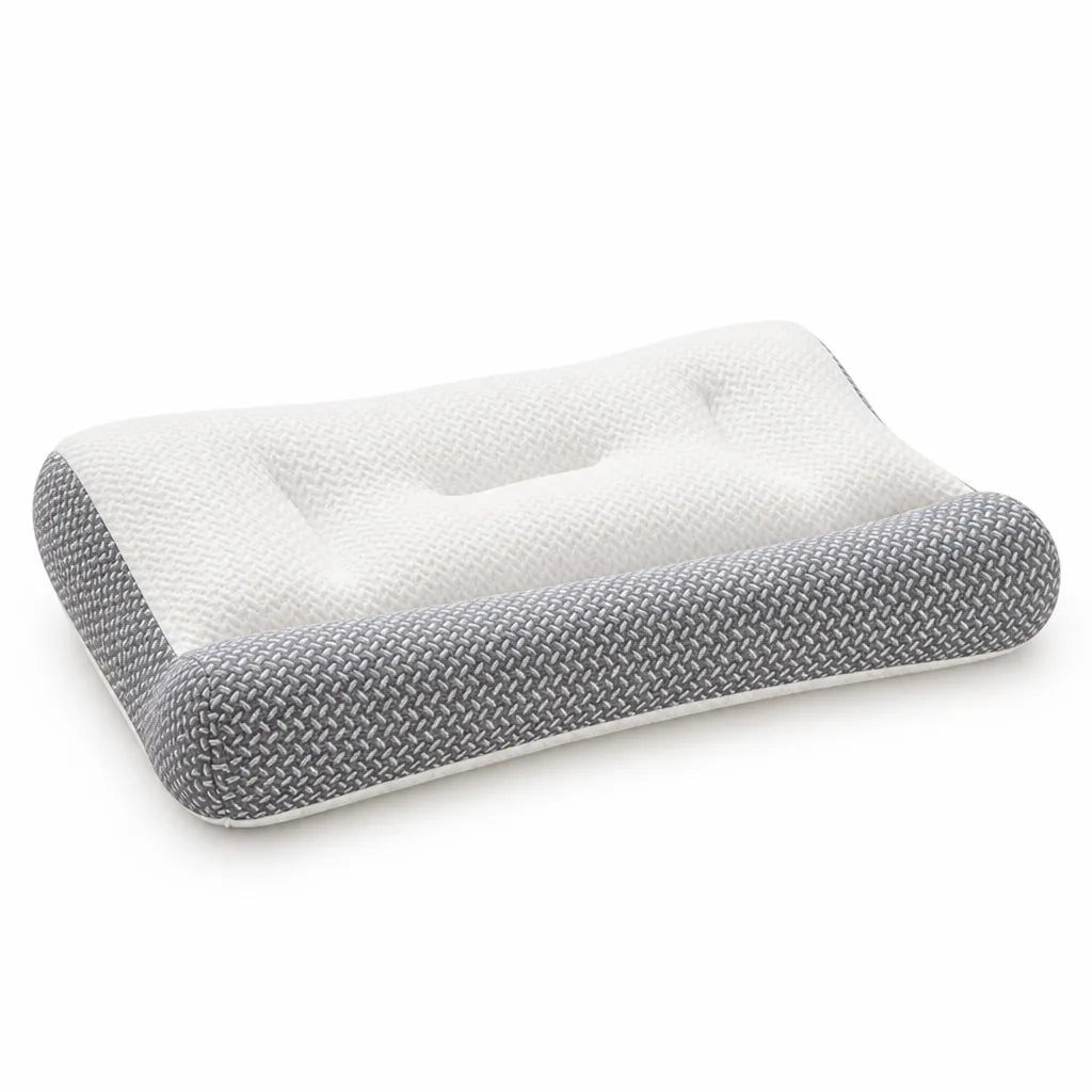 Neck Pillow Ergonomic Contour Microfiber Filled 48 x 74 cm