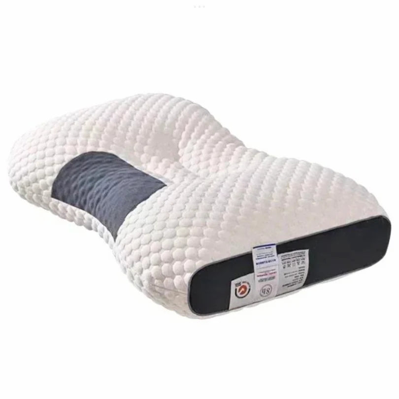 Neck Pillow Ergonomic Support Breathable Knitted Cover