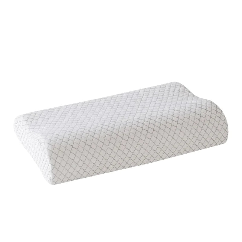 Neck Pillow Ergonomic Support Memory Foam Bamboo Fiber Cover