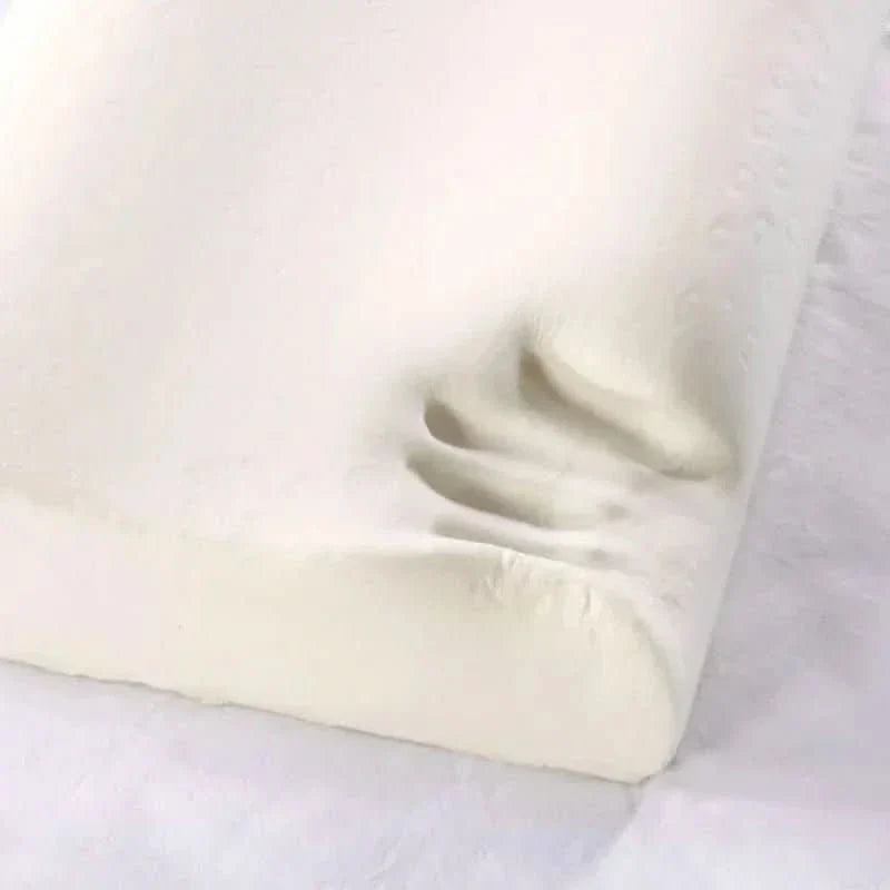 Neck Pillow Ergonomic Support Memory Foam Bamboo Fiber Cover