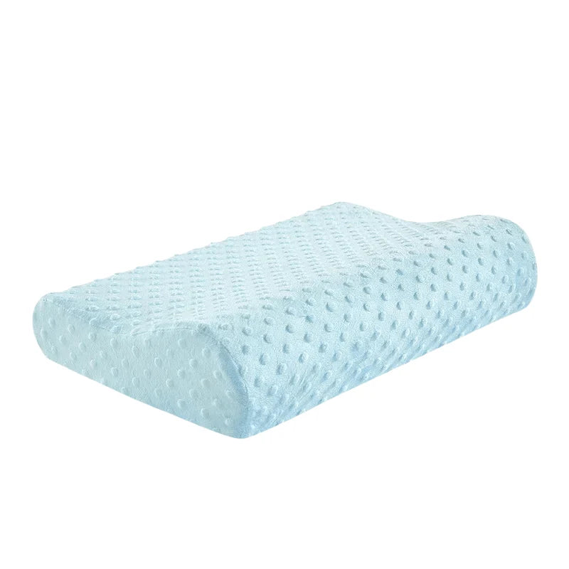 Neck Pillow Ergonomic Support Memory Foam Bamboo Fiber Cover